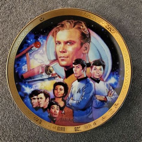 star trek collectible plates|Star Trek Collector Plates.
